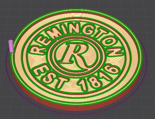 Remington Arms Coaster