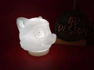 3D PAW PATROL Everest CHRISTMAS ORNAMENT TEALIGHT