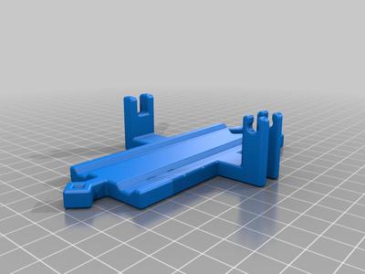 Railway barrier for toy train set