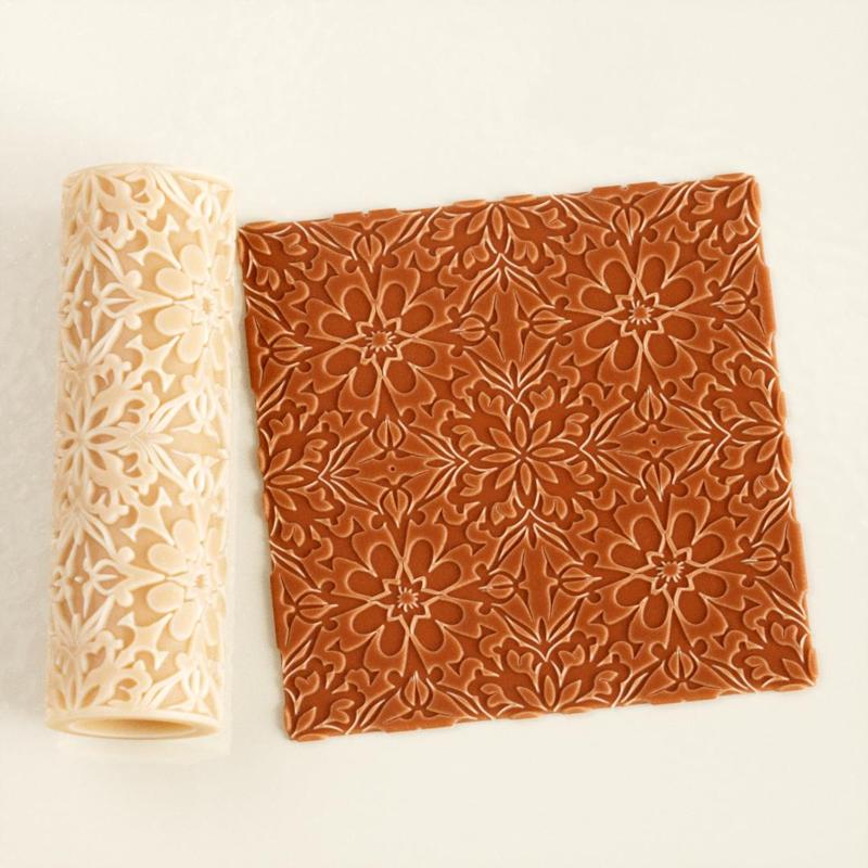 Snowflake Lace Web Texture Roller no.1