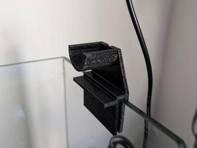 Aquarium light support with cover support