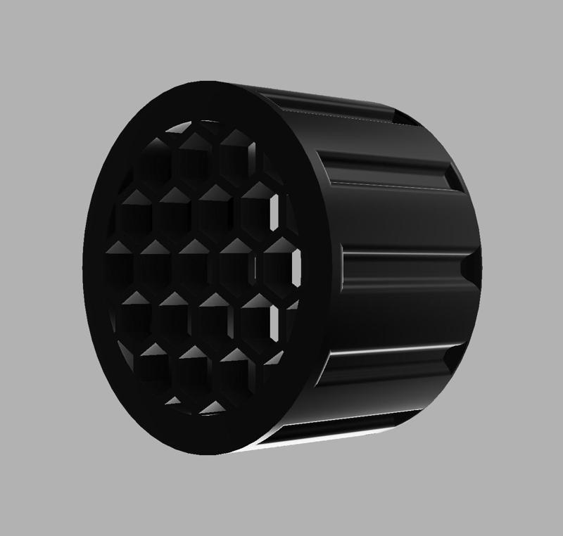 LPVO ANTI-GLARE HEX CAP