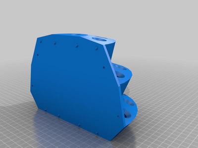 Pegboard mounted screwdriver holder, 4 mm x 12 mm apart