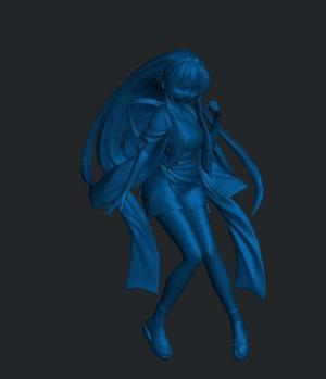 anime girl 6 3D