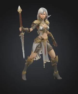 warrior of light 3D 