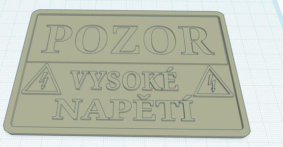 Vysoké napětí logo
