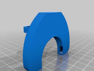 Biqu H2 extruder mount for ender 3 + bltouch + fanduct 5015 and support