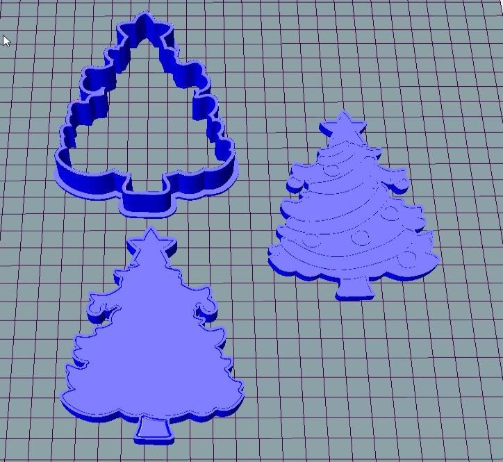 Mold Xmas tree 11CM
