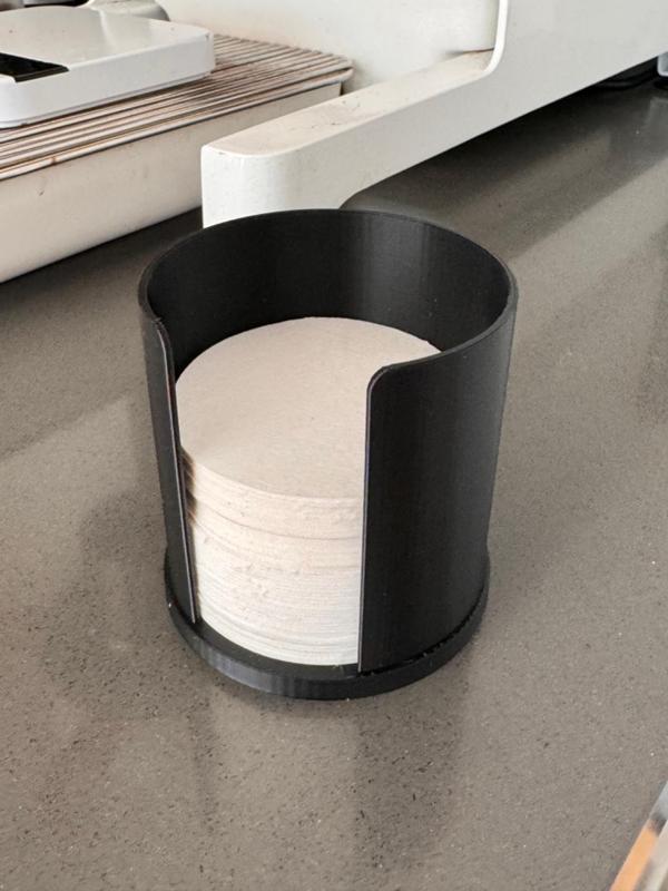 58mm paper filter basket for espresso with magnet