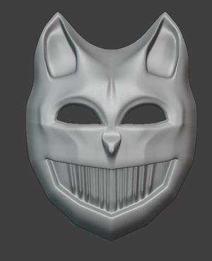 Weird Scary Cat Mask