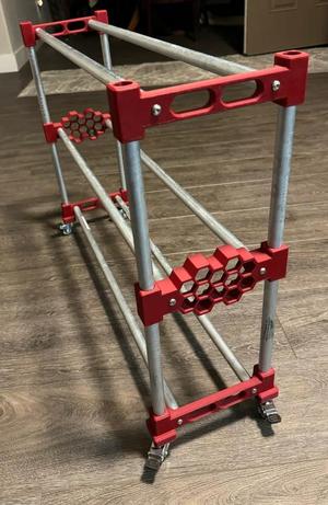 Rolling Conduit Filament Rack   