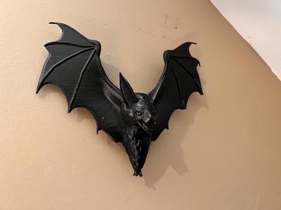 Scary bat wall art (great for Halloween)