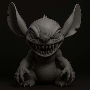 Demonic Stitch - 3D Model for Halloween STL