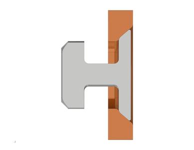 Skadis T-Clip System - Low Profile Flush Mount Clips