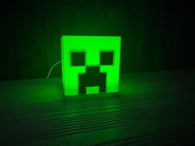 Minecraft Creeper Lamp LED Kit 001