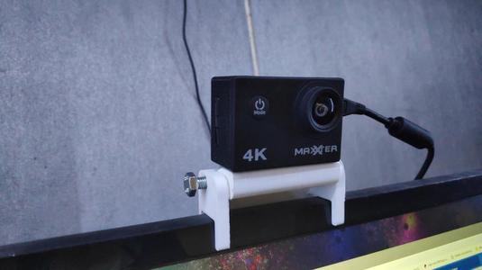 Actioncam as webcam monitor stand
