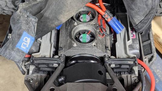 X-Maxx fan mount for stock 35mm or 40mm fans