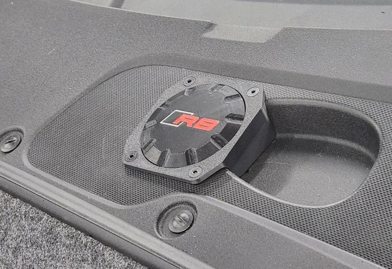 Audi R8 access panel for brake master cylinder