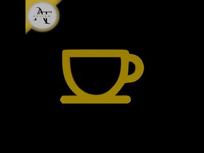 Simple Coffee Cup Symbol - 2D Art