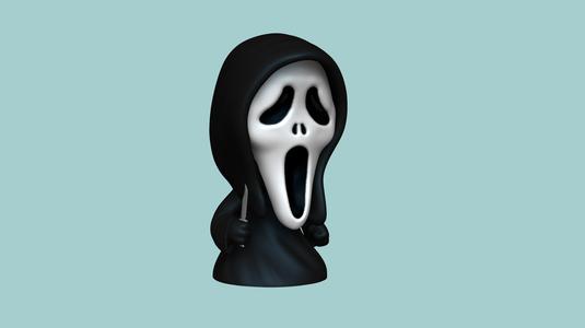 Scream Ghostface Chibi STL - Funko Style - Horror Character