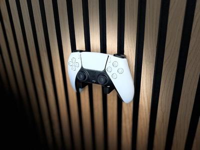 PS5 Controller Mount for Acoustic Panel Wall