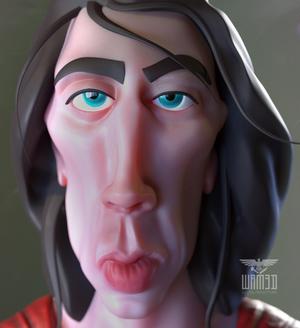 Superman Fan Art Nicolas Cage 3d Printable