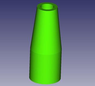 Anycubic Mega S extruder intake with bigger bore --> easy filament change possible