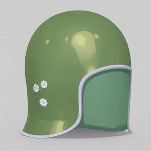 Cute Daisy Helmet 3D Model STL Printable