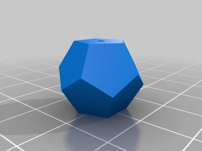 Dodecahedron pendant