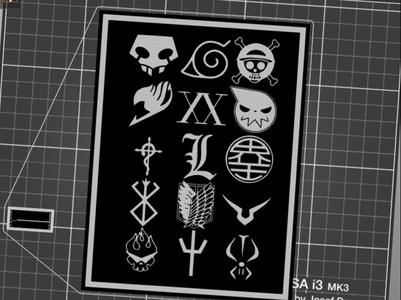 Anime logos