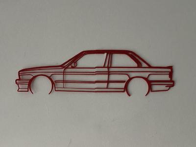 BMW E30 Wall art