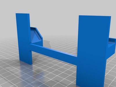 Quadrocopter Drone Wall Mount (adhesive tape fix)