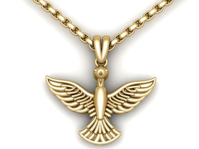 Eagle Birds Pendant 3d Printable Model