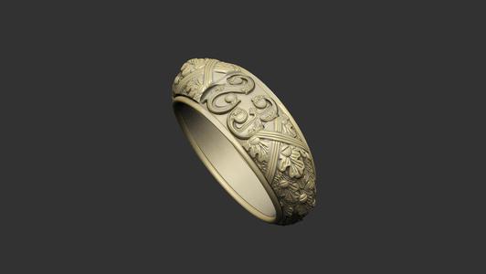number 23 oak ring leaf gothic design seed