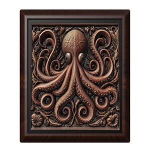 Octopus animal wall art relief wall decor