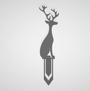 DEER / FALLOW DEER / ANIMAL / PET / HOME / BOOKMARK / SIGN / BOOKMARK / GIFT / BOOK / BOOK / SCHOOL / STUDENTS / TEACHER / OFFICE / WITHOUT HOLDERS