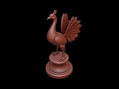 Peacock Animal Figure Printable