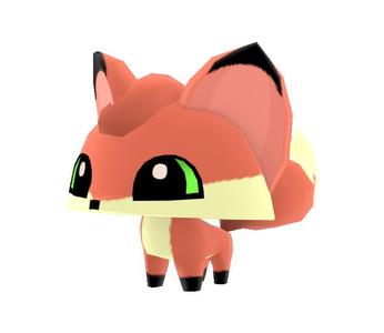 Mascot Zorrito pequeñito