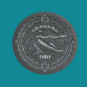 Crocodile Animal Print Model