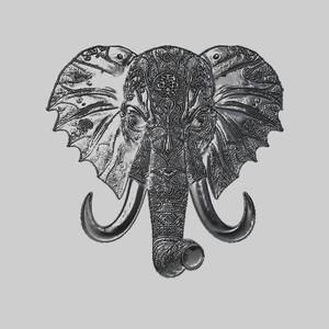 Elephant Animal Metal Head
