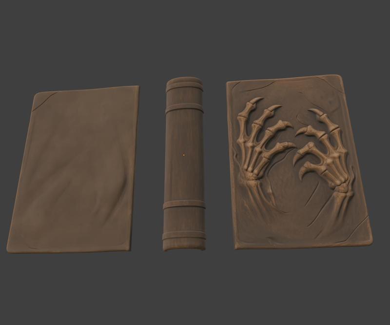 Skeleton Hands Custom Book Cover