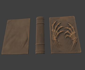 Skeleton Hands Custom Book Cover