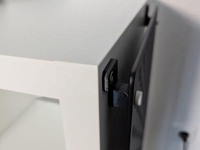 Connector Skadis pegboard with Kallax shelf