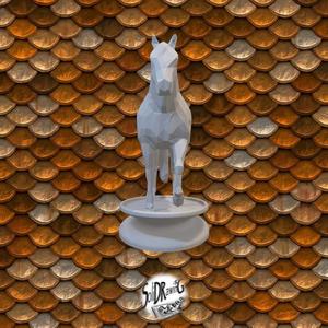 Horse - LowPoly - Bust - Full - Perfect Design - Easy Print - Decor - SoliDRawinGS0044