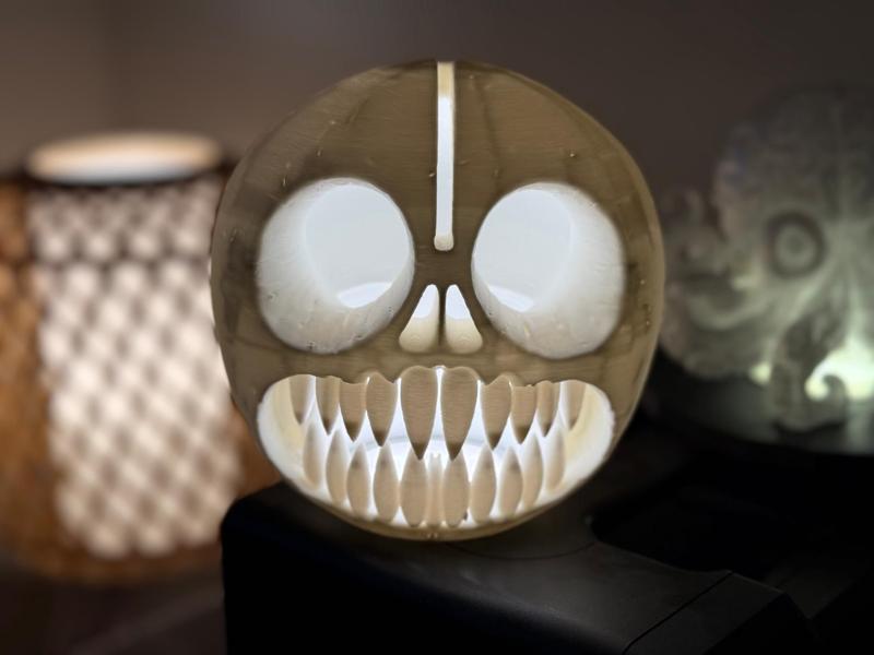 Scary Moon Skull Lamp - Lamp Kit 001