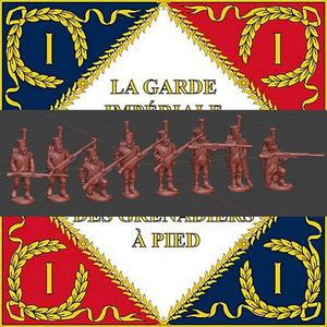 28mm Napoleonic French Line Infantry Elites skirmishing high uniform 1808-12