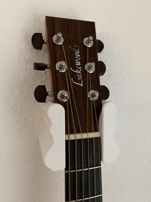 Wall hanger for western guitar