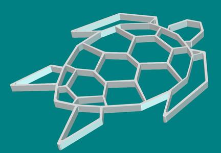 Remixed Origami Turtle