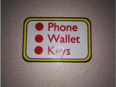 Reminder Door Sign