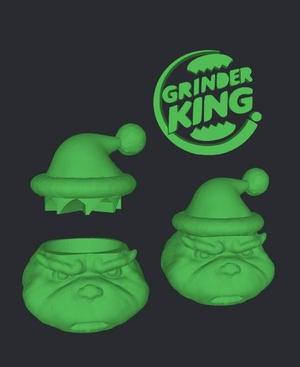 GRINDER GRINDER GREENCH TURBINE GRINDERKING 80X80X80 MM -READY TO PRINT - EASY PRINT- EASY PRINT- FDM SLA.